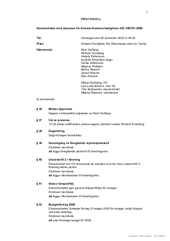 Mote 20251126 Armada Kommunfastigheter AB signed